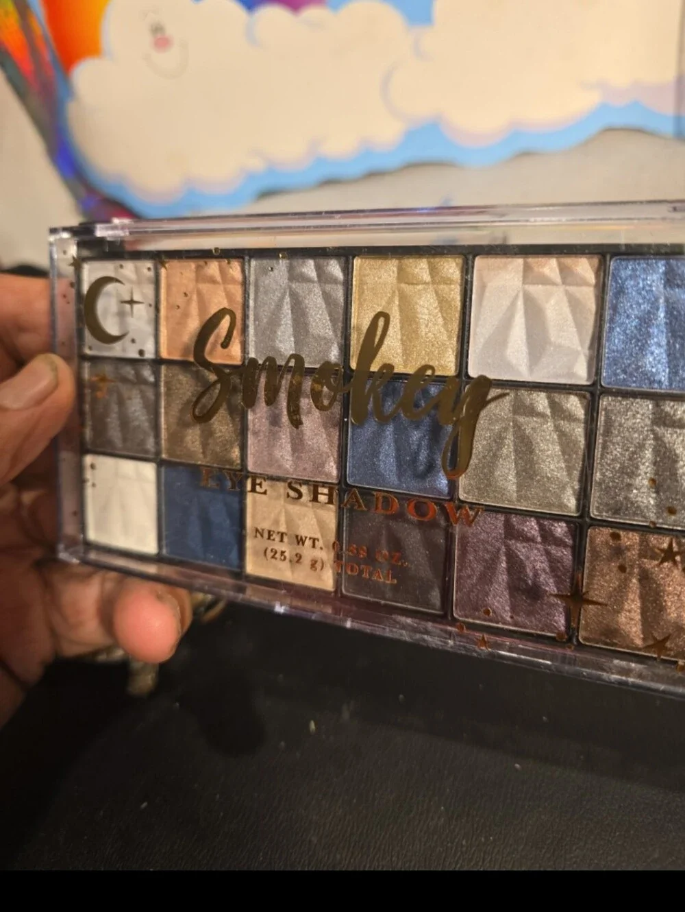 062926 Bundle 3 palette eyeshadow nudes,smokey, rose, 16 - color shadows one eac